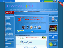 Tablet Screenshot of hayalfm.biz